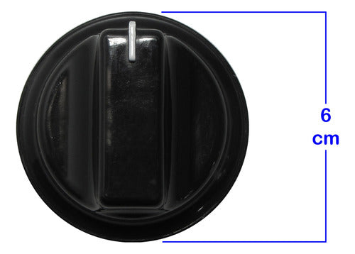 Peabody 1 Black Knob 8mm for Kitchen 1