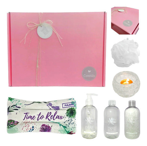 Relaxation Kit Gift Box for Women - Zen Spa Jasmine Aroma Set N16 20
