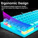 EConnect Mechanical Gaming Keyboard Blue Switch Mini 82 Keys 1