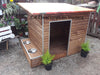 C.R.Creaciones En Madera Large Dog Kennel With Feeder 3