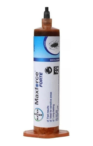 Gel Mata Cucarachas Max Force De Bayer Jeringa (30gr) 1