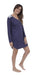 Women's Long Sleeve Nightgown with Soft Lace and Buttons 3