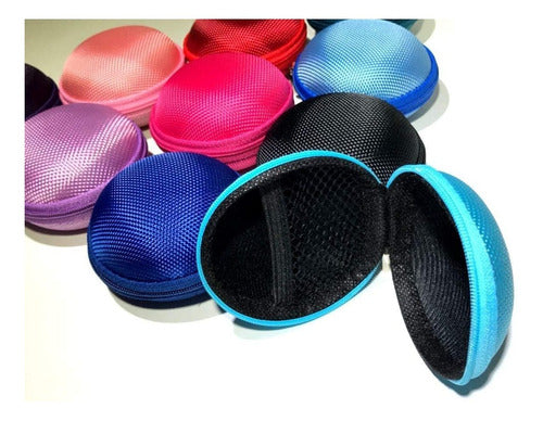 JustJamz 5 Protective Cases for Earbud Headphones - Colorful Variety 0