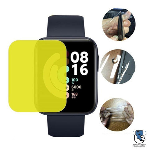 Premium Cases Uy Film Protector En Hydrogel Para Xiaomi Mi Watch Lite - Pcuy 4