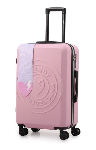 Trendy Rigid Carry-On Suitcase with TSA Lock 4 Wheels 360º 12