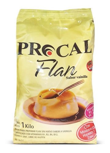 Procal Vanilla Flan with Vitamins and Minerals Gluten-Free 1kg x2 1