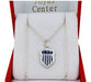 925 Sterling Silver Talleres De Cordoba Shield Set with Forcet Chain 60cm 0
