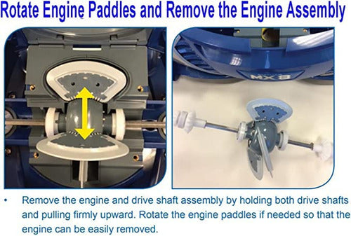 ATIE MX6 MX8 MX6EL MX8EL Elite Pool Cleaner Drive Shaft Assembly R0525100 Replacement for Zodiac Baracuda MX6 MX8 MX6EL MX8EL Elite Pool Cleaners (2 Pack) 3