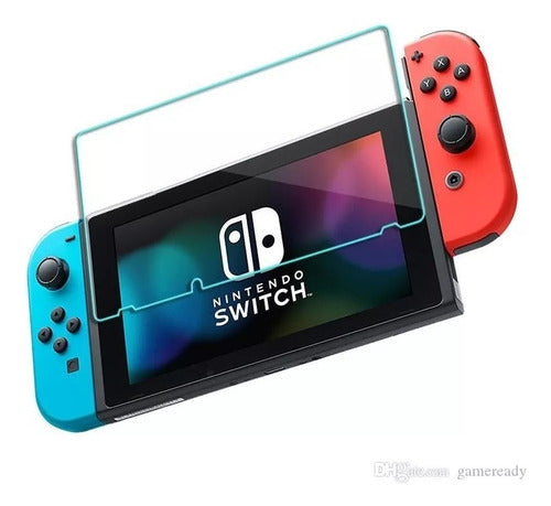 Vidrio Templado Para Nintendo Switch Protector Pantalla 9h 0