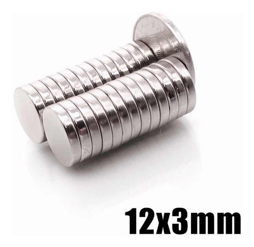 Tec-pro 25 Neodymium Magnets 12x3 Mm Ultra Powerful 2