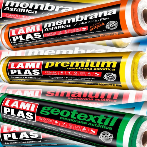 Lami Plas Rollo Membrana Asfáltica Aluminio 4mm 35 Kg 2