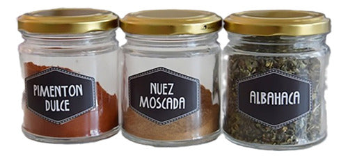 Printable Editable Spice Jar Labels Kit 0