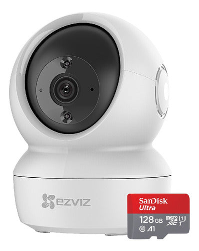 Camara Seguridad Domo Wifi Full Hd 360 Ezviz + Memoria 128gb 0