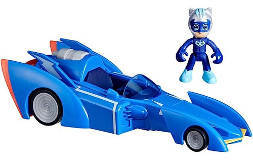 Pj Masks Figura E Veículo Corredor Felino Cat Racer Hasbro 0