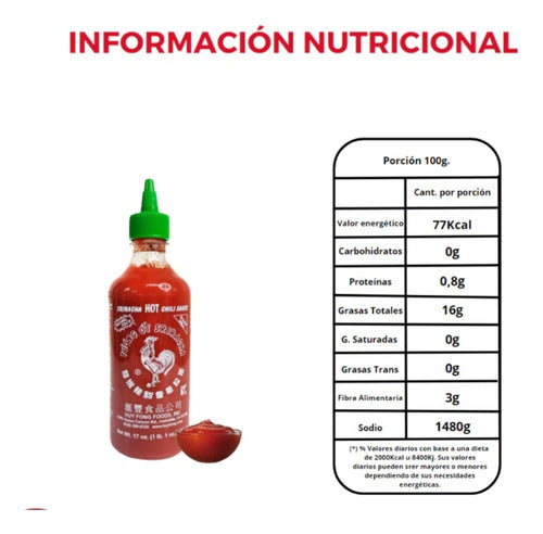 Huyfong Sriracha Sauce 266ml Sweet and Spicy Exquisite 1