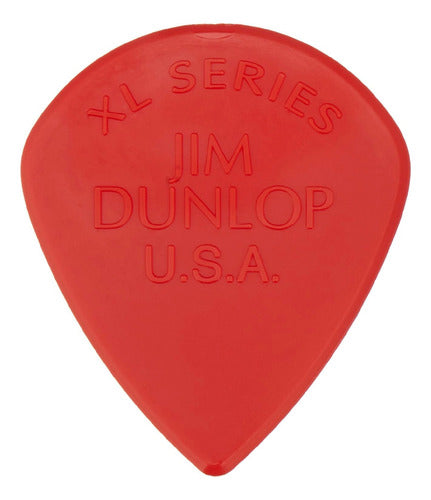Pack Jim Dunlop 47RXLN Jazz III XL Nylon Guitar Picks 24 Red 2