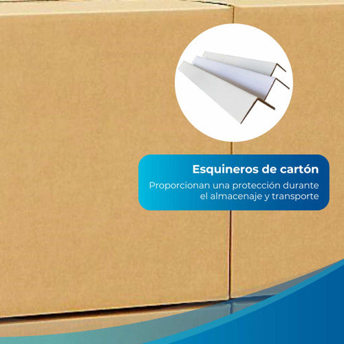 Triopack SRL 1m Long x 5cm Wing Cardboard Corner Protectors - Pack of 25 Units 3