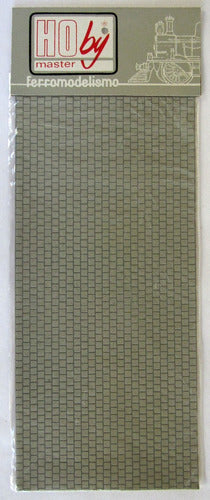 Hoby Master - Cement-Like Tile Pattern Cardboard Plate 40x40 - H0 1