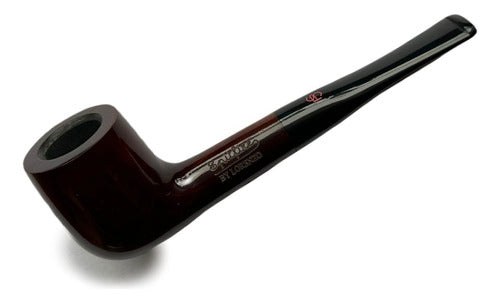 Spitfire By Lorenzo Walnut Red Briar Pipe 1