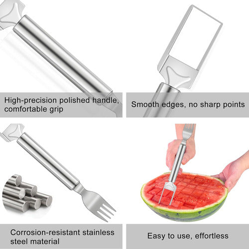 Cuchara Cortadora De Sandía, Acero Inoxidable, 24 Cm 6