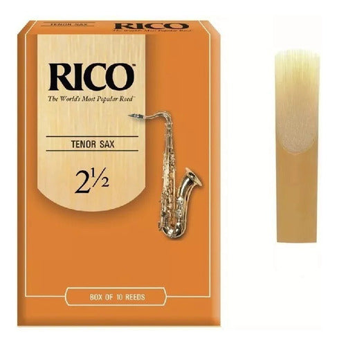 Rico Cane for Tenor Saxophone N° 2, 2.5, 3, 3.5 Price Per Unit 0