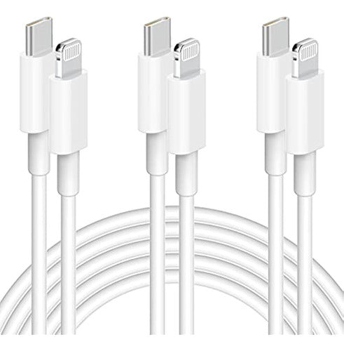 TOBUHI [Apple MFi Certified] iPhone Fast Charger 3Pack (6ft), Igenj 0