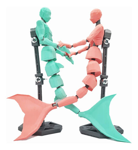 B.H. Articulated Figures - Mermaid + Triton 0