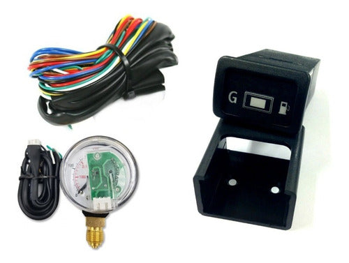 CNG Switch Key for Injection + Pressure Gauge 1