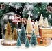 AerWo Mini Christmas Tree Wooden Base Decoration 24 Pieces 2