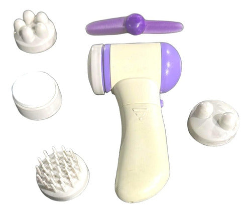 Bianca Sheli Portable 6-in-1 Battery Operated Body Massager 1023 0