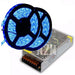 LED Strip 5050 Roll 10 Meters Colors 12V Interior + Power Supply 0