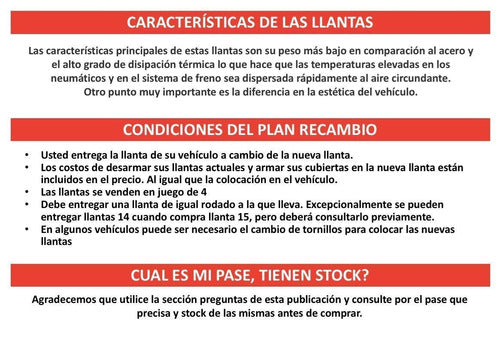 Llantas 15 Plan Recambio B15fbx020c 3