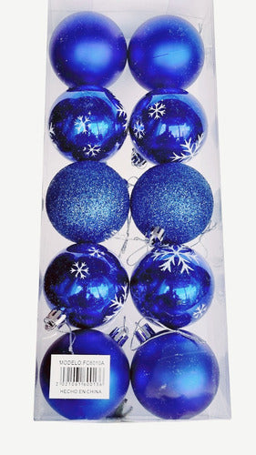 Quemoda Premium Christmas Ornament Balls 6cm x 10 Pieces 3