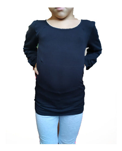 Nibel Girl's Second Skin Thermal Multifilament T-Shirt 14