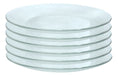 Set of 12 Glass Dinner Plates Rigolleau Acquamarine 23cm 0