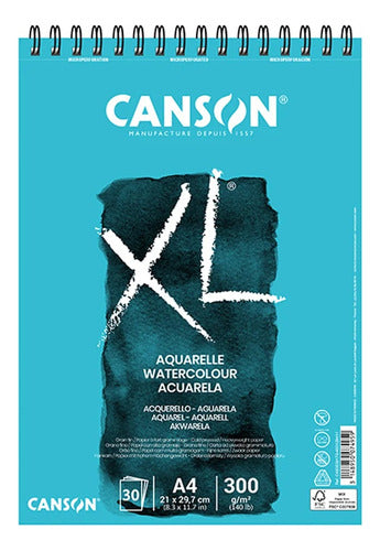 Canson XL Watercolor Block 300g A5 Fine Grain 0