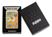 Zippo Flower Power Design Lighter 48503 Warranty 1