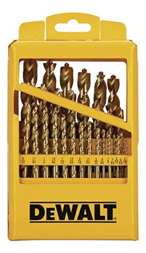 Dewalt DW1369 29-Piece Titanium PilotPoint Drill Bit Set 3