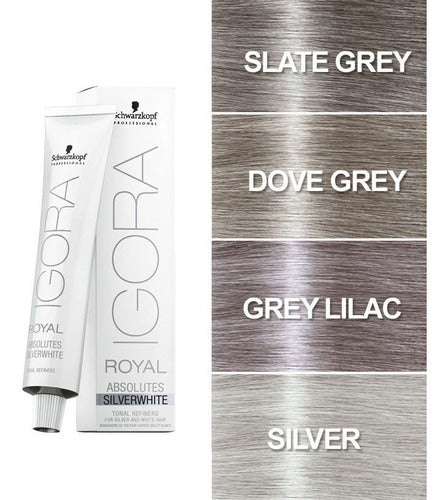 Schwarzkopf Professional 6 Igora Silverwhite + Oxidant 1