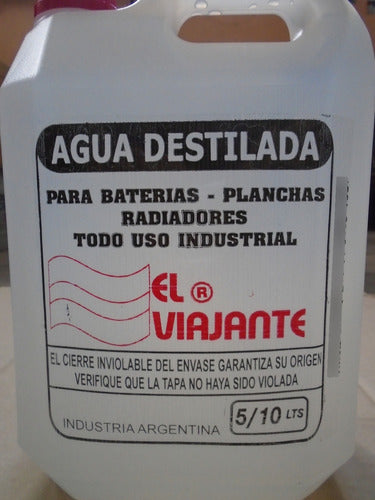 El Viajante Distilled / Demineralized Water x 5L x 50 Units 0