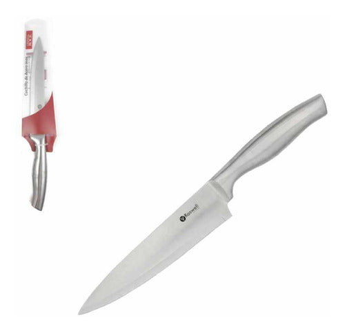 Roswell 34cm Stainless Steel Knife with Steel Handle 0