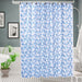 Eliplast Modern Printed Shower Curtain + Protector + Hooks 4