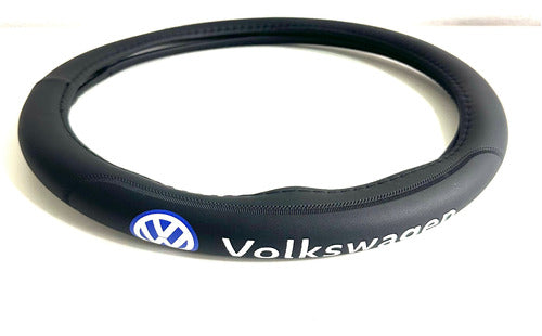 Funda Cubre Volante Eco Cuero Con Logo De Volkswagen 0