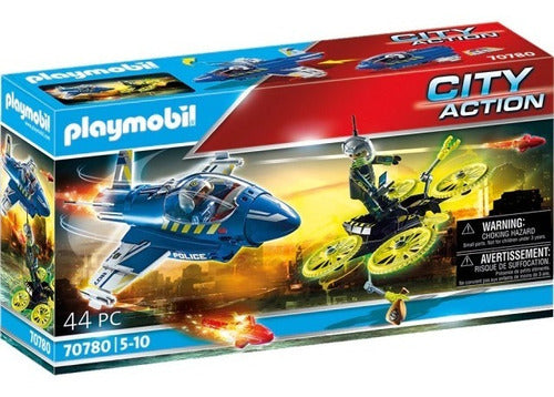 Playmobil Police Jet Drone Chase City Action 70780 0