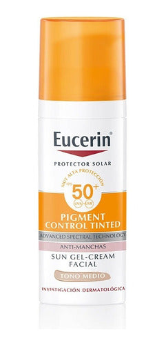 Combo X3 Eucerin Solar Fps50 Pigment Control Tono Medio 50ml 3