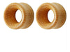 Natural Wood Tunnel Expander 16mm 18mm 20mm 22mm x2 Bavasa Ring 6