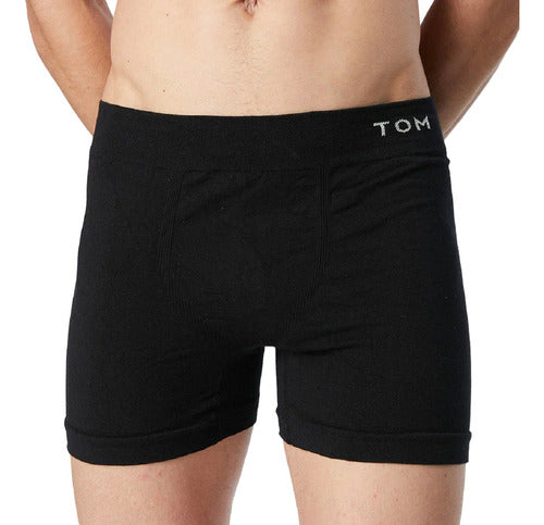 Tom Boxer Hombre Sin Costura Pierna Larga Algodon 5113T 0