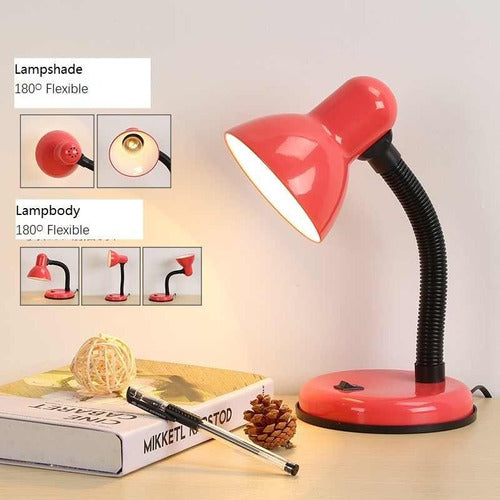 Everest Flexible Arm Desk Lamp with Bulb 5