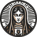 Embroidery Design: Virgin of Guadalupe - 3 Sizes 0