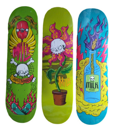 Shape Milk 7.75 Cow Monster Green Deck 2